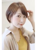 【 I. 】30代からの襟足すっきり前下がりショートボブ 川口