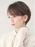 ショートヘア前髪長めショート大分市大分ショート30代40代50代