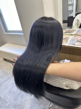 アヴァンス 京橋店(AVANCE) ブリーチ1回でできるブルーグレージュ