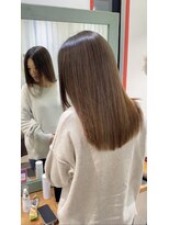 アップ(A+hair) 地毛風ストレート_髪質改善_TOKIOトリートメント_縮毛矯正