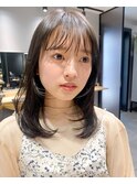 大人見せワンカールミディアム　顔まわりレイヤー(EMMY)