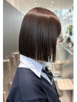 ロンドシエル 横浜(Lond ciel) メルティカラー似合わせカットウェーブミディアム縮毛矯正ボブ