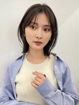 フォト 新宿(foto)&nbsp;外ハネボブ/イメチェンカット/オリーブグレー/小顔