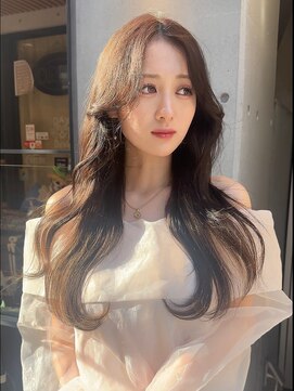 ドットモーダ  町田店(dot. mooda) 【オリーブベージュ×顔周りカット】韓国/韓国ヘア/町田/町田駅