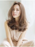 ☆ホワイトグレージュミニウルフデジタルパーマチェリーブラウン