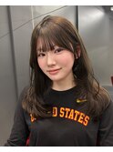 レイヤーカット 前髪カット 20代
