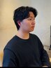 【佐野峰土 指名限定クーポン】メンズカット＋パーマ※男性限定