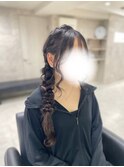 編み下ろし/心斎橋ヘアセット