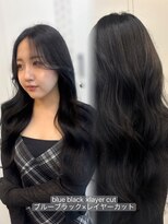アリュウル 表参道 青山(Allure) 地毛風ブルーブラック×レイヤーカット