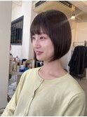 前下がりボブ