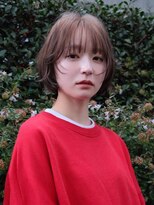 パーク(PAAQ)&nbsp;ブリーチカラー /ルーツカラー /前上がりボブ /デザインカラー