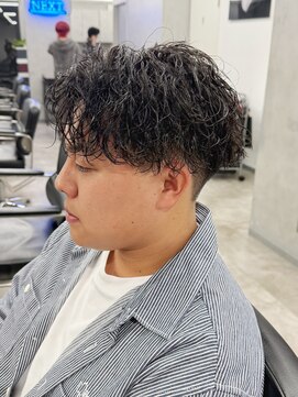 ネクストメンズ 表参道(NEXT men's) MEN’S HAIR/サーフカール/刈り上げセンターパート/渋谷