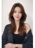 30代からチャレンジしやすい★韓国レイヤースタイル小顔カット★