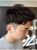 **似合わせメンズカット**　ショート/眉毛カット/ヘッドスパ