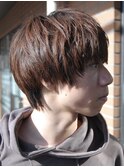 [kantamal指名]メンズラウンドマッシュブラウンカラー