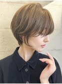 20代30代40代50代ナチュラル大人可愛いレイヤーショートボブ