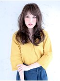 クシュっと柔らか質感のロング