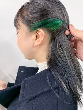 ヴェルダ 池袋店(verda) スペシャルインナーカラー×伸ばしかけミディアムレイヤー
