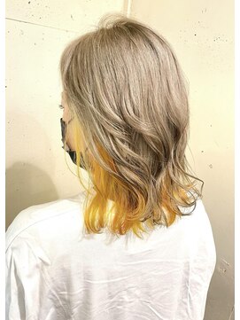 ヴォアソルヂェガーデン(Voasorte GARDEN) 【KIKA】ミルクティーベージュ×インナーイエロー