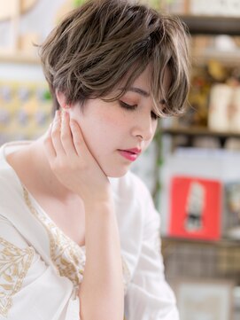 カバーヘア ブリス 川口(COVER HAIR bliss) ラフウェーブなハンサムくせ毛風ショートg川口20代30代40代!