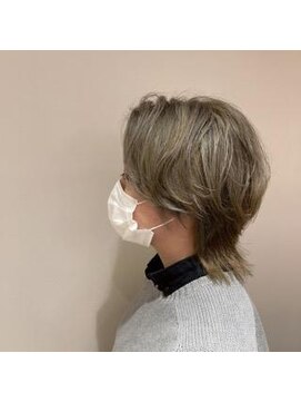 ネオヘアー 曳舟店(NEO Hair) マッシュウルフ×グレーパール