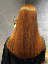 ジル アンク(Jill ankh)&nbsp;《Jillankh姫路駅前》艶髪　オレンジカラー　ロング