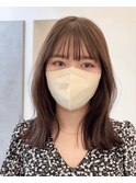 ラベンダーミルクティー_くびれヘアアプリコットオレンジ