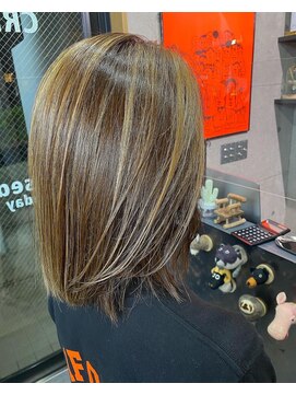 クルー(CREW) コントラストハイライトカラー