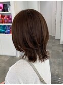 バイカルテ レイヤー 髪質改善  ベージュ 酸熱トリートメント