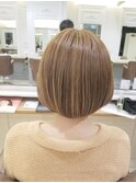 小顔ショートボブくびれ丸みショート【横浜】