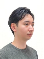 黄ぐまくん美容室 メンズ ツーブロック サイドパート