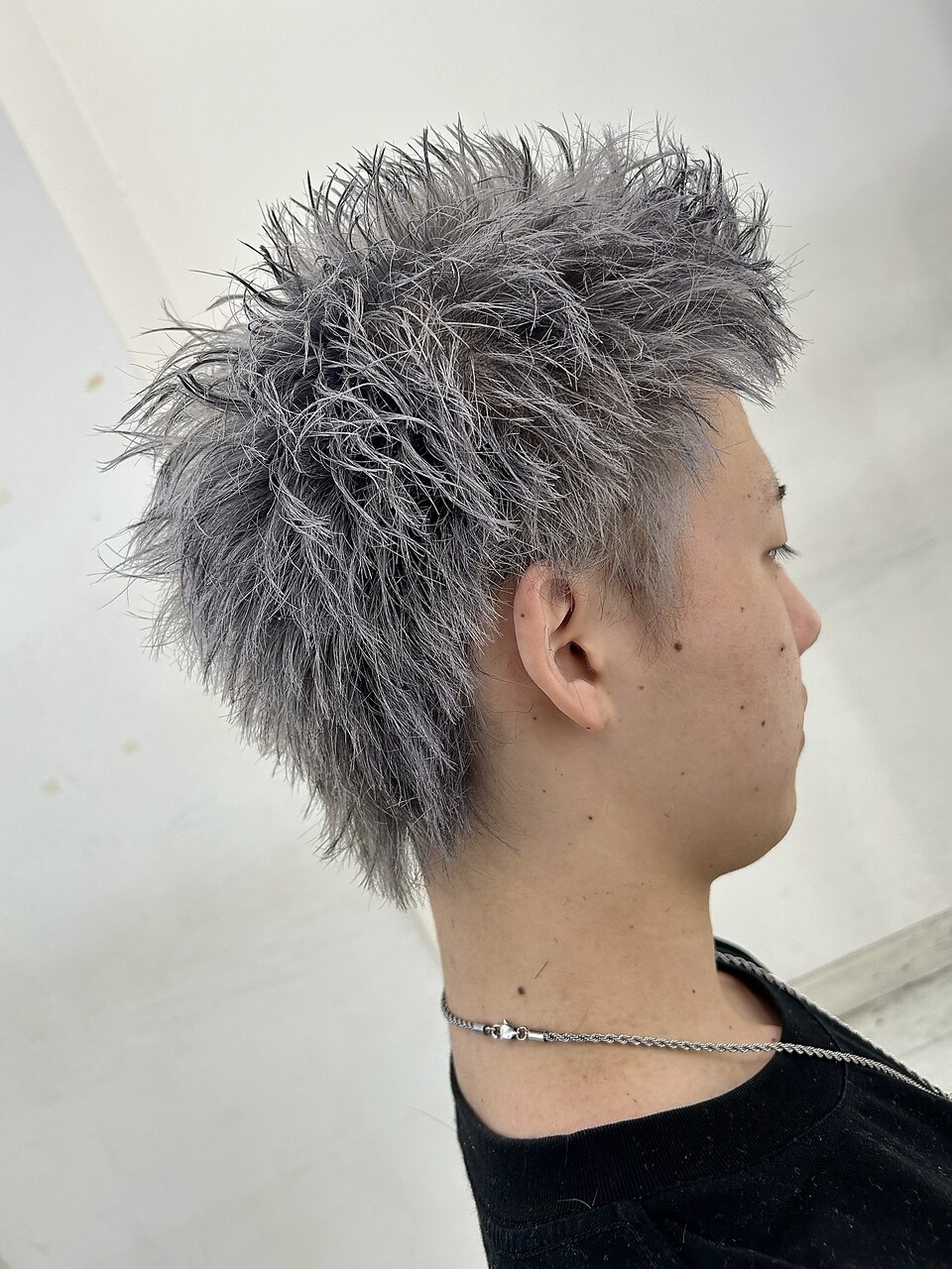 NEXT静岡 シルバーアッシュ スパイキーショート：L206615989｜ネクスト