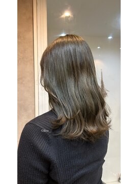 シルク(silk) オリーブ