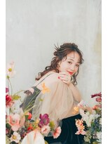 ヘアメイクアンドセットサロン リッコ(Hair make&set salon Ricco)&nbsp;ハーフアップ×カチモリ☆梅田ヘアセットRicco