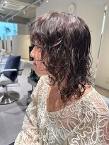 アム(amu)&nbsp;ウルフパーマ/無造作パーマ/時短パーマ/ミディアムパーマ/クセ毛