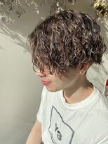 シャンプーボーイ セントラル 博多(SHAMPOO BOY central) ハイライト+波巻パーマ