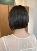 ボブ/暗髪カラー