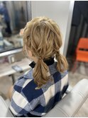 編み込みツイン