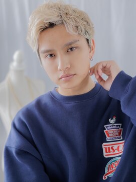 モッズヘア 上尾西口店(mod's hair) 外国人風フェザーパーマスパイキーショートa上尾10代20代30代