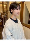 【顔まわりも可愛い】耳かけショート