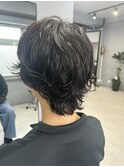 ボブパーマミディアムパーマウルフスパイラルパーマ【大和】