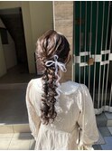 ツイン編み下ろし