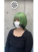 グリーン×エンドブラック