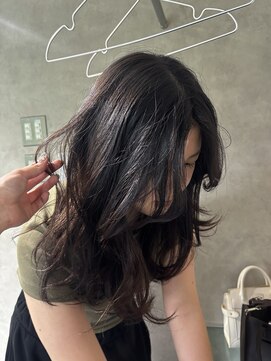 ネアー 新潟(NEER) アプリコットオレンジ/くびれヘア/ウェーブショート［新潟］