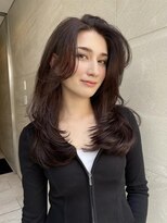 ニューヨークニューヨーク 梅田茶屋町店(NYNY)&nbsp;ワンカール　バタフライレイヤー　深みブラウン