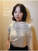 ★ボブパーマ/ウェーブパーマ/伸ばしかけ前髪/銀座有楽町30代
