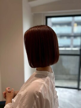 ソイクフ(SOY KUFU) 大人可愛い20代30代40代◎上品な雰囲気のワンレングスボブ