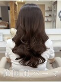 韓国風パーマ/コテ巻き風パーマ/デジタルパーマ/レイヤーカット