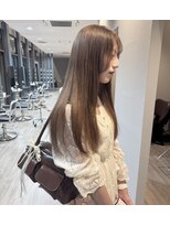 ジゼル 前橋(Giselle)&nbsp;ワンブリーチでつくるミルクティーカラー♪