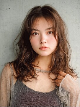 アンドレイ 表参道(andrey) クラゲヘアー/小顔に見せるヘア/ココアベージュ/表参道